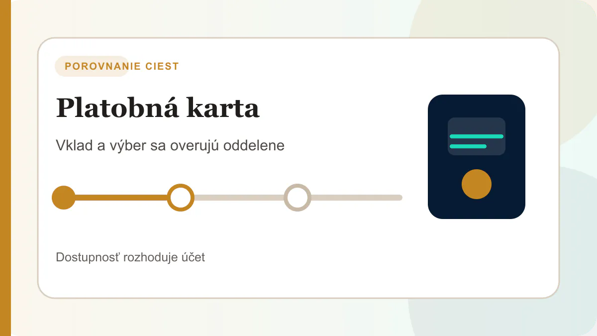 Porovnanie platobných ciest pre platobná karta