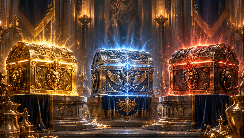 3 Golden Chests – vizuálny prehľad mechaniky