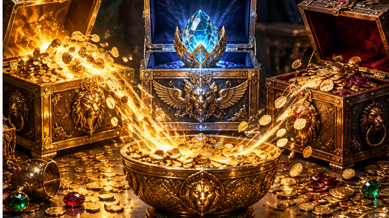 Mechanika slotu 3 Golden Chests