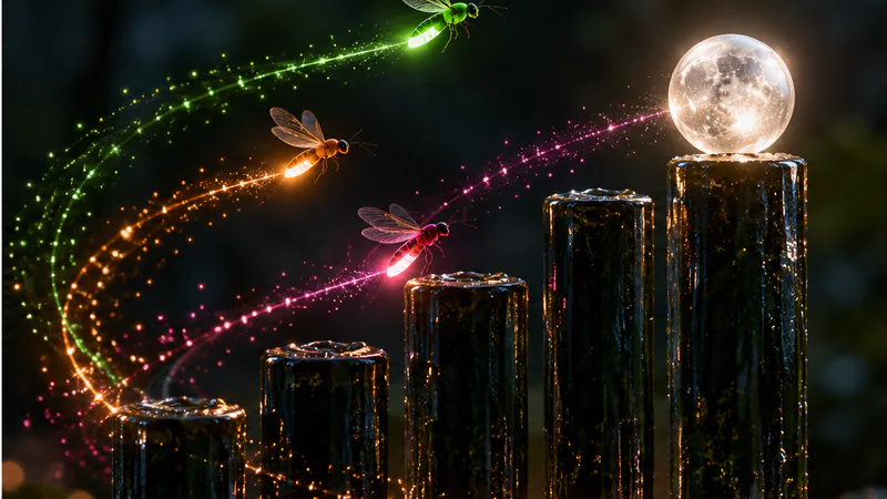 Mechanika slotu Firefly Frenzy